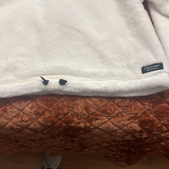 Size XXLCalvin Klein Performance half zip pullover white - Picture 4 of 6